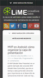 Mobile Screenshot of limecreativelabs.com